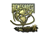 Sticker | ins (Gold) | Antwerp 2022 image