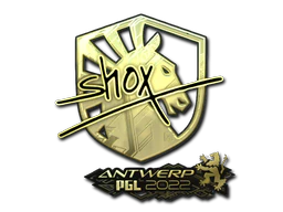 Sticker | shox (Gold) | Antwerp 2022 image