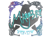 Sticker | MAJ3R (Holo) | Austin 2025 image