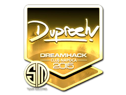 Sticker | dupreeh (Gold) | Cluj-Napoca 2015 image