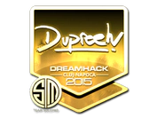 Sticker | dupreeh (Gold) | Cluj-Napoca 2015 image