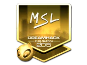 Sticker | MSL (Gold) | Cluj-Napoca 2015 image