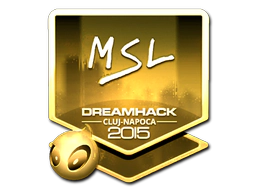 Sticker | MSL (Gold) | Cluj-Napoca 2015 image
