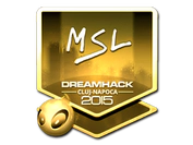 Sticker | MSL (Gold) | Cluj-Napoca 2015 image