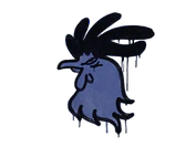 Sealed Graffiti | Cocky (SWAT Blue) image