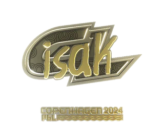 Sticker | isak (Gold) | Copenhagen 2024