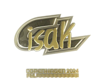 Sticker | isak (Gold) | Copenhagen 2024 image