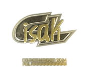 Sticker | isak (Gold) | Copenhagen 2024 image