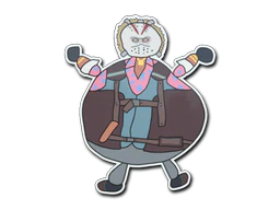Sticker | Poorly Drawn Bloody Darryl image