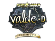 Sticker | v4lde (Gold) | Berlin 2019 image