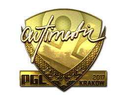 Sticker | autimatic (Gold) | Krakow 2017 image