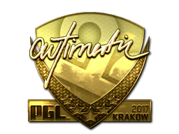 Sticker | autimatic (Gold) | Krakow 2017 image