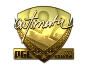 Sticker | autimatic (Gold) | Krakow 2017 image