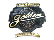 Sticker | Golden (Gold) | Berlin 2019 image