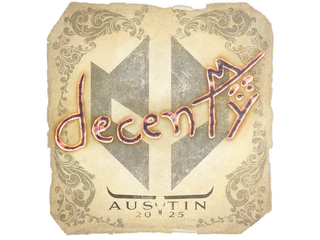 Sticker | decenty | Austin 2025