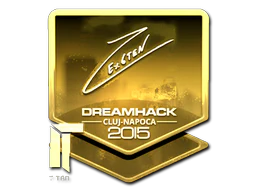 Sticker | Ex6TenZ (Gold) | Cluj-Napoca 2015 image