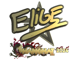 Sticker | EliGE (Gold) | Shanghai 2024