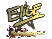 Sticker | EliGE (Gold) | Shanghai 2024 image
