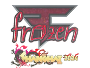 Sticker | frozen (Glitter) | Shanghai 2024 image