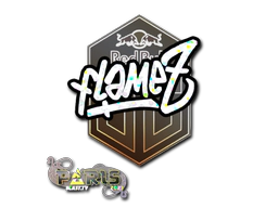 Sticker | FlameZ (Glitter) | Paris 2023 image