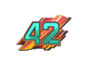 Sticker | Forty Two image