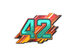 Sticker | Forty Two image