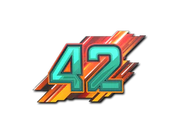 Sticker | Forty Two image
