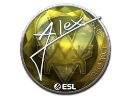 Sticker | ALEX (Foil) | Katowice 2019 image