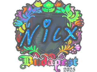 Sticker | nicx (Holo) | Budapest 2025