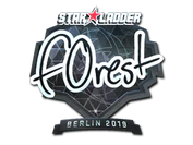 Sticker | f0rest (Foil) | Berlin 2019 image