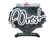 Sticker | f0rest (Foil) | Berlin 2019 image