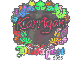 Sticker | karrigan (Holo) | Budapest 2025 image