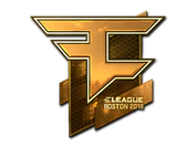Sticker | FaZe Clan (Gold) | Boston 2018 image