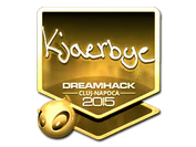 Sticker | Kjaerbye (Gold) | Cluj-Napoca 2015 image