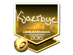 Sticker | Kjaerbye (Gold) | Cluj-Napoca 2015 image