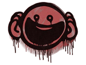 Sealed Graffiti | OMG (Blood Red) image