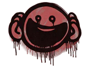 Sealed Graffiti | OMG (Blood Red) image