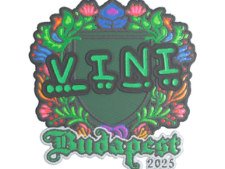 Sticker | VINI (Embroidered) | Budapest 2025