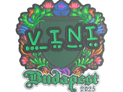 Sticker | VINI (Embroidered) | Budapest 2025 image
