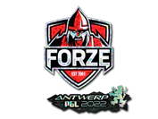 Sticker | forZe eSports (Glitter) | Antwerp 2022 image