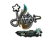 Sticker | jabbi (Glitter) | Antwerp 2022 image