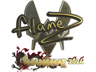 Sticker | FlameZ (Gold) | Shanghai 2024 image