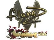 Sticker | FlameZ (Gold) | Shanghai 2024 image