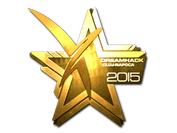 Sticker | Vexed Gaming (Gold) | Cluj-Napoca 2015 image