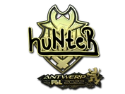 Sticker | huNter (Gold) | Antwerp 2022 image