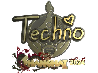 Sticker | Techno4K (Gold) | Shanghai 2024