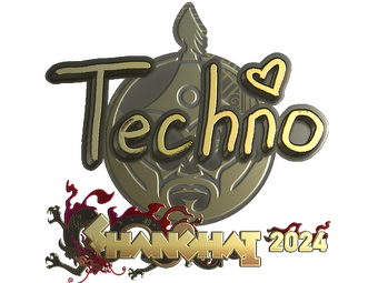 Sticker | Techno4K (Gold) | Shanghai 2024 image