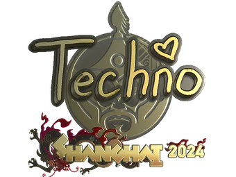 Sticker | Techno4K (Gold) | Shanghai 2024 image