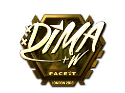 Sticker | Dima (Gold) | London 2018 image