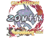 Sticker | zont1x (Holo, Champion) | Shanghai 2024 image